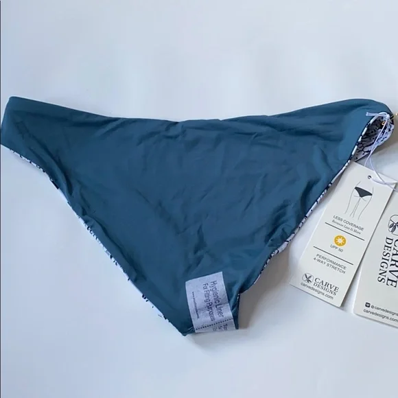 Carve Designs bikini swim bottom reversible L NWT - Picture 4 of 11